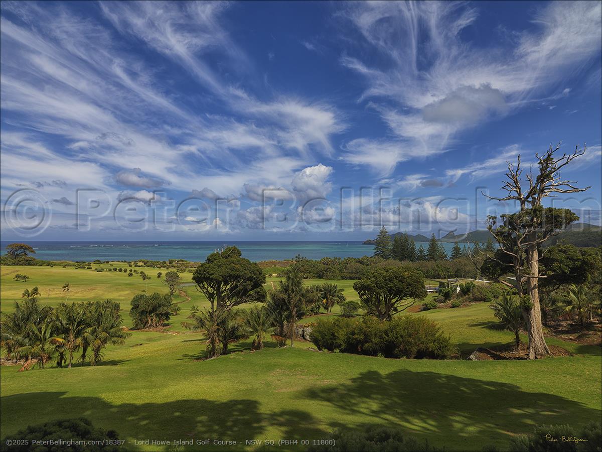 Peter Bellingham Photography Lord Howe Island Golf Course - NSW SQ (PBH4 00 11800)